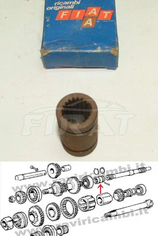 MANIGLIA PORTA + CHIUSURA BAULE FIAT 127 - 128